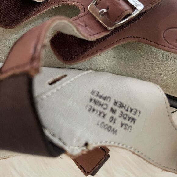 Propèt  Breeze walker leather brown Velcro straps sandals size 10 - Picture 7 of 8